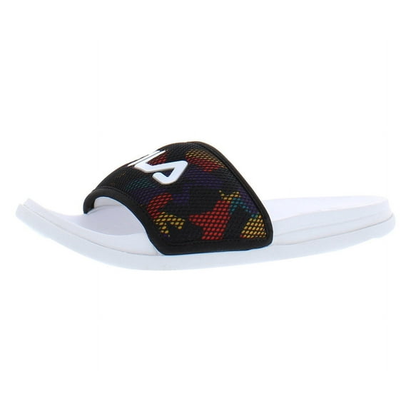 Fila Womens Drifter Lux 90S Slip-On Logo Pool Slides