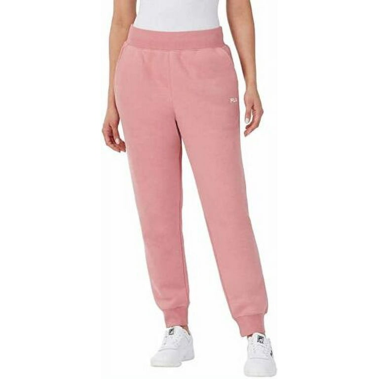 Fila Womens Fleece Joggers (Dusty Rose) Size XS