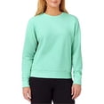 thumbnail image 1 of Fila Womens French Terry Long Sleeve Crewneck Sweatshirt Yucca Medium, 1 of 4