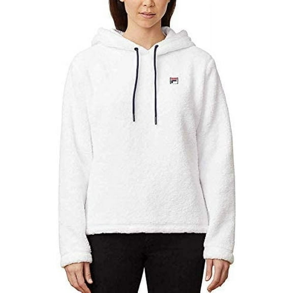 Fila Womens Josephine Sherpa Crop Hoodie