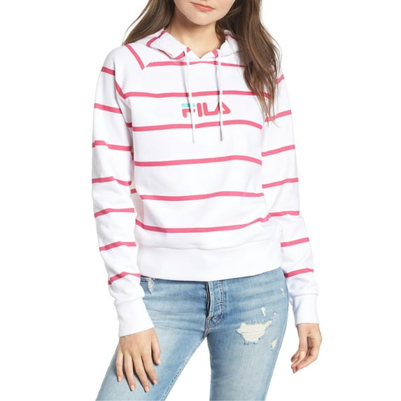 Fila Womens Tempest Striped Hoodie Size M