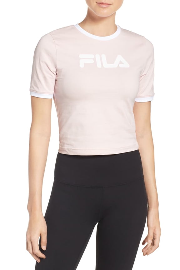 Womens Tionne Logo Crop Tee Size L