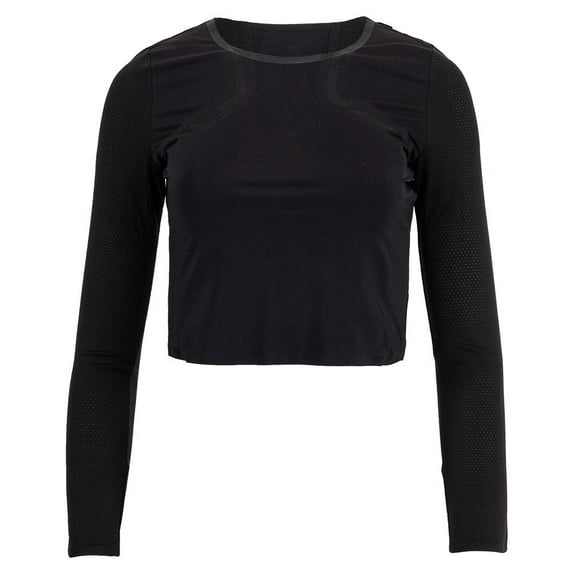 Fila Womens Uplift Long Sleeve Performance Crop Top;Small