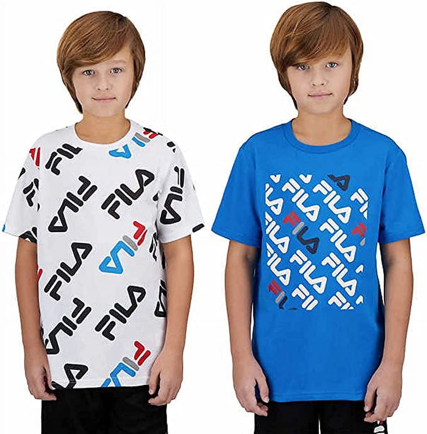 smugling Høre fra ambition Fila Youth Boy's 2 Pack Short Sleeve T-Shirts XLrg - Walmart.com
