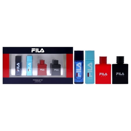 Fila for Men, Fresh, Black, and Red Mens Cologne Gift Set, Mini 3 pc EDT