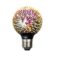 thumbnail image 1 of Filament Firework Bulbs, Vintage LED Light Bulb 3D Colorful Lamp Medium Base E27 3000K Decorative Light for Living Room Light Party Family Cafe Decor, 1 of 6