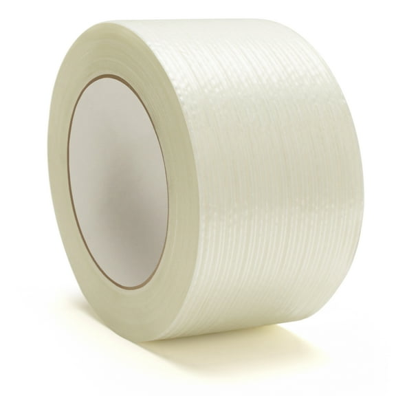 Filament Tape Economy-grade By InterTape Brand 2" X 60 Yards 3.9 mil, 3" Core 12 Rolls