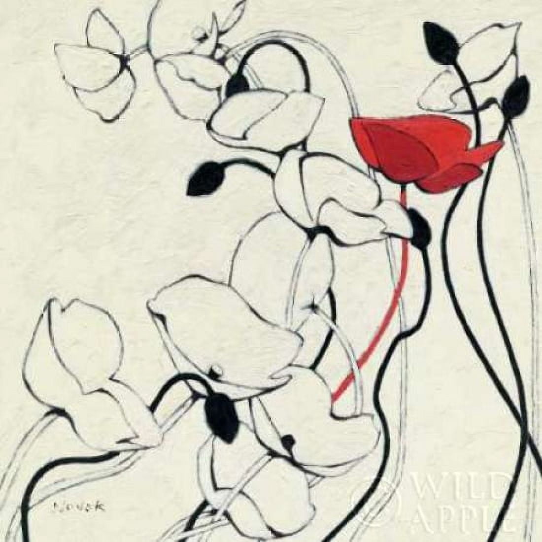 Filament de Vie II Canvas Art - Shirley Novak (24 x 24)