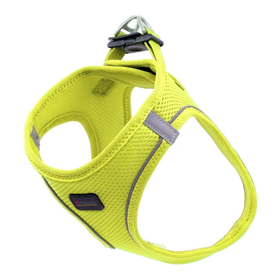 Filbert Dog Harness Large Sized Dog, Step-in Reflective Harness Large Sized Dogs, Mesh Vest, Adjustable, Soft, High Reflectivity, Breathable Fabric, Heavy Duty, Neon Yellow