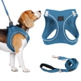 thumbnail image 1 of Filbert Dog Harness and Leash Set,  3/4 inch X 4.6ft Strong and Durable Leash, Step-in Reflective Harness Small Sized Dogs, Mesh Vest, High Reflectivity, Breathable Fabric, Heavy Duty Velcro, 1 of 7