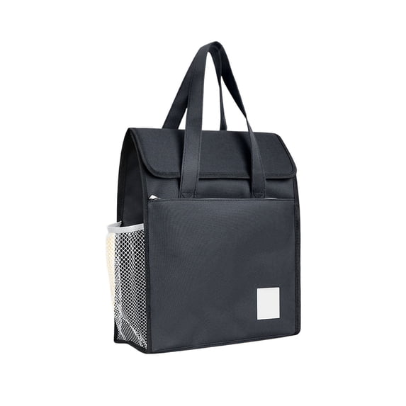 File Bag, Large Capacity Double Layer Student Tote with Handles for Books, Documents, and School Supplies