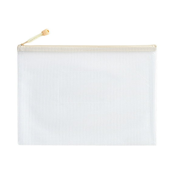 File Bag Storage A4 Files Stationery Carrying Case Transparent Visual Design Portable Document Organizer