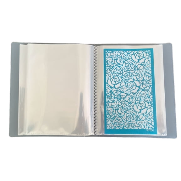 File Book Folder with 40 Pocket File Album Photo Folder File Cover for Organizing Supply