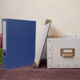 thumbnail image 1 of File Box Information Office Desktop Organizer Paper Rack Document Storage, 1 of 5
