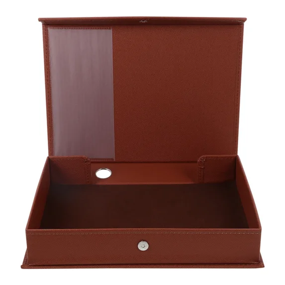 File Box Student Office Desktop Storage Organizer Document Folder