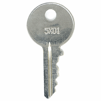 File Cabinet , Desk or Cubicle Replacement Key for CompX Chicago 5X33