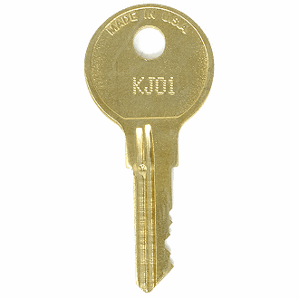 File Cabinet , Desk or Cubicle Replacement Key for CompX Chicago KJ222