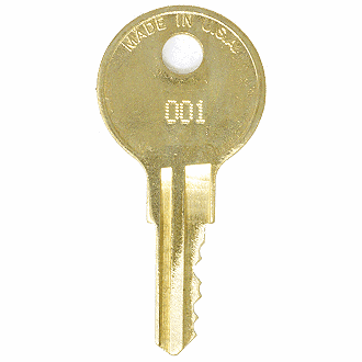 File Cabinet , Desk or Cubicle Replacement Key for CompX National 192