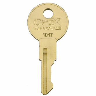 File Cabinet , Desk or Cubicle Replacement Key for CompX Timberline 905T
