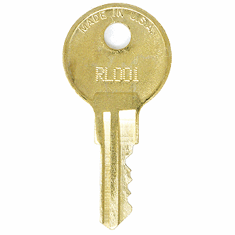 File Cabinet , Desk or Cubicle Replacement Key for Edsal RL049