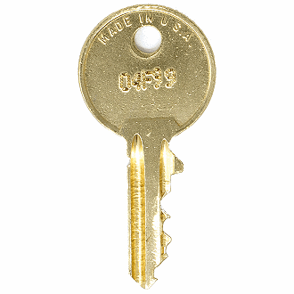 File Cabinet , Desk or Cubicle Replacement Key for General Fireproofing 04F51