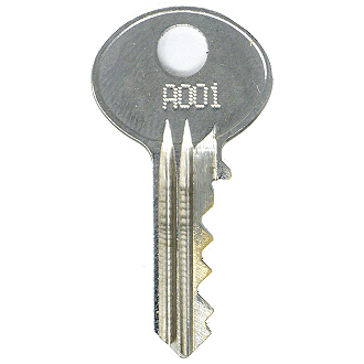 File Cabinet , Desk or Cubicle Replacement Key for Holga A005