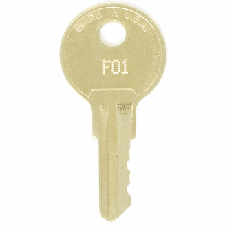 File Cabinet , Desk or Cubicle Replacement Key for Hudson F07