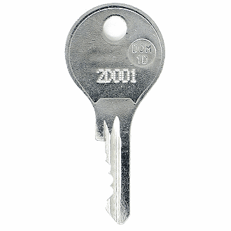 File Cabinet , Desk or Cubicle Replacement Key for Lowe & Fletcher 2D039