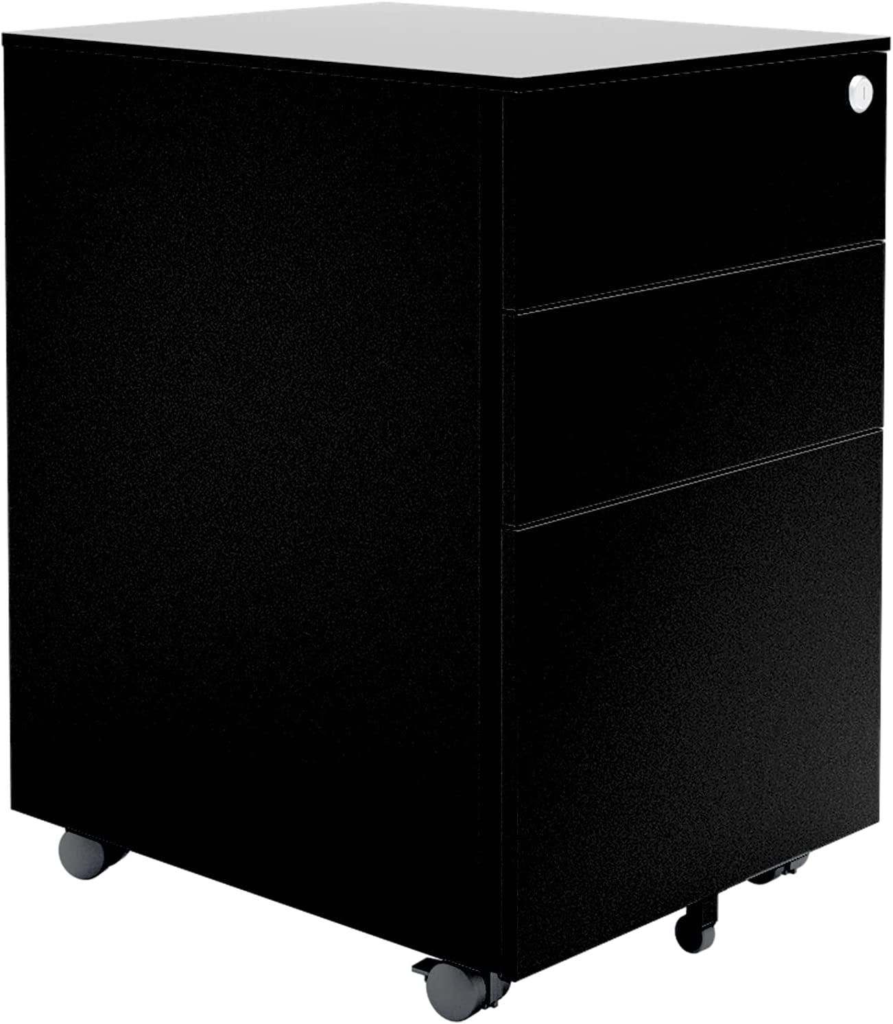 File Cabinet - Home Office Filing Cabinet with Three Drawers for ...