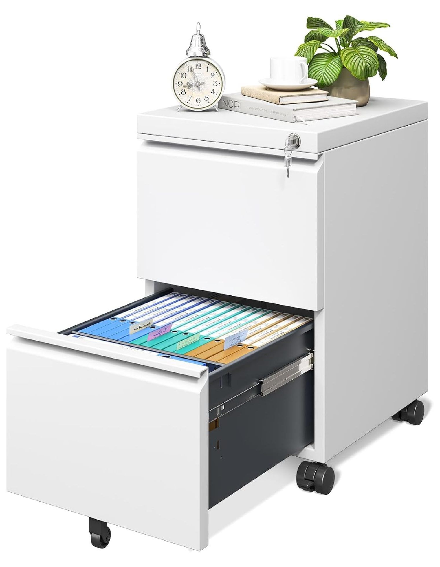 File for Home Office, Fully Assembled Filing 2 Drawer