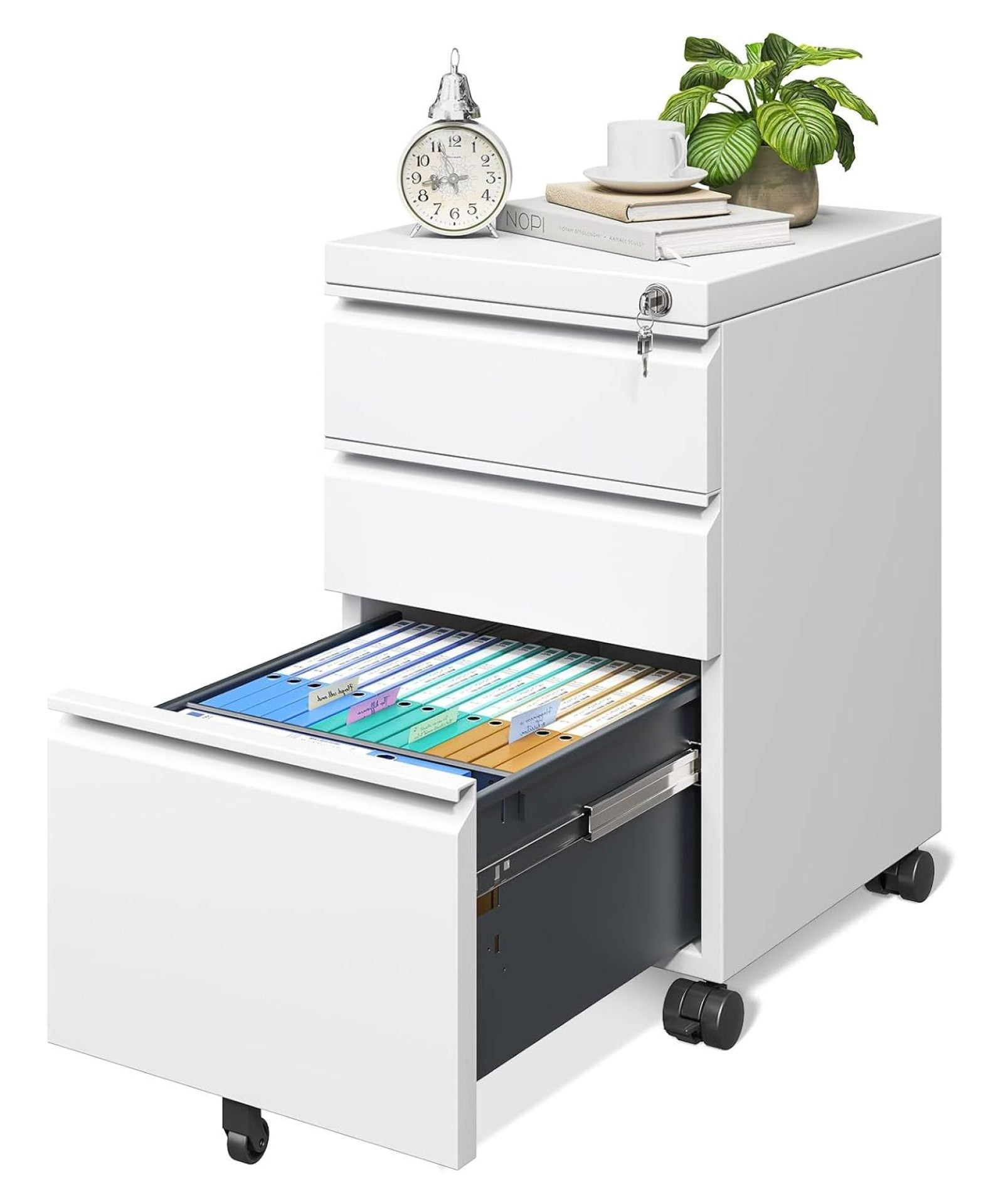 File for Home Office, Fully Assembled Filing 3 Drawer