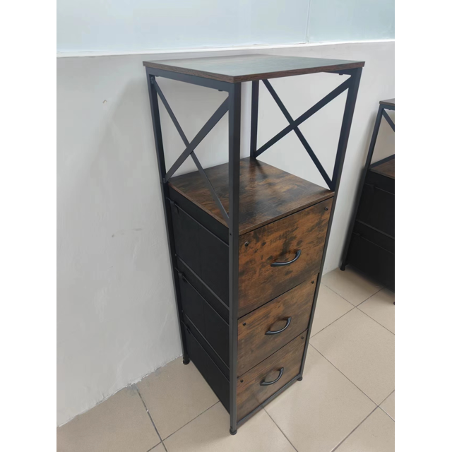 File with 3 Drawers, Organization Rack