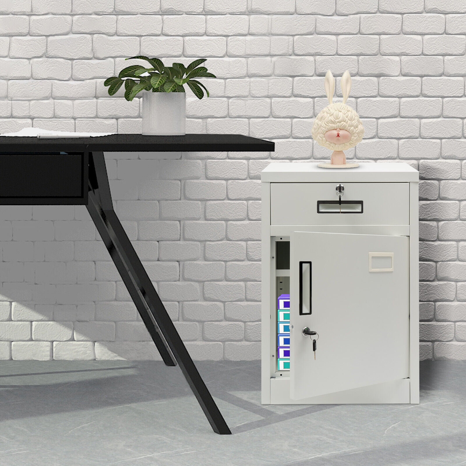 File with Lock,2Drawer File Desk Locking