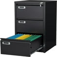 File 4 Drawer Metal Lateral Filing Organization with Lock Home Office for