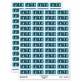 thumbnail image 1 of File Double Border Sticker Set - Light Blue - Matte Finish - 1.25" Mini, 1 of 7