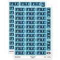 thumbnail image 1 of File Double Border Sticker Set - Light Blue - Matte Finish - 1.5" Small, 1 of 7