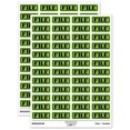 thumbnail image 1 of File Double Border Sticker Set - Light Green - Matte Finish - 1.25" Mini, 1 of 7