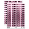 thumbnail image 1 of File Double Border Sticker Set - Light Pink - Matte Finish - 1.25" Mini, 1 of 7