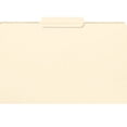 thumbnail image 1 of File Folder, 1/3 Cut Second Position, Reinforced Top Tab, Legal, Manila, 100/box, 1 of 5
