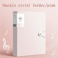 thumbnail image 1 of File Folder 80 Page A4 Data Book, Music Score Folder, Certificate Collection Book, Test Paper Storage Book, Transparent Insert Folder Environmentally Friendly Pocket Folders, 1 of 3