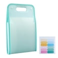 thumbnail image 1 of File Folder, Accordion File Organizer 13 Pockets with Labels, Portable Document Receipt Organizer for A4 Files, Waterproof Expanding Files Folder for Schoolbag Office School Supplies, Back to School, 1 of 6