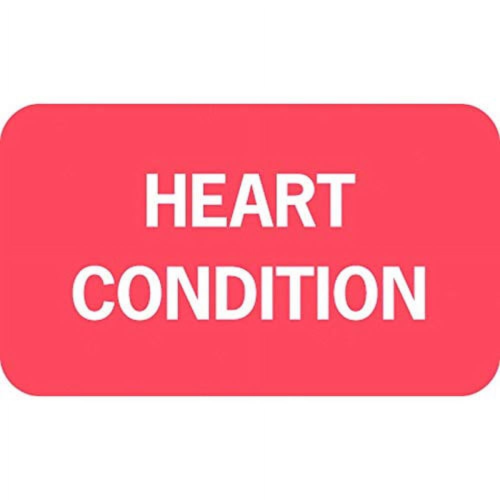 File Folder Chart Labels, ARD1328, Heart Condition, Medical Chart