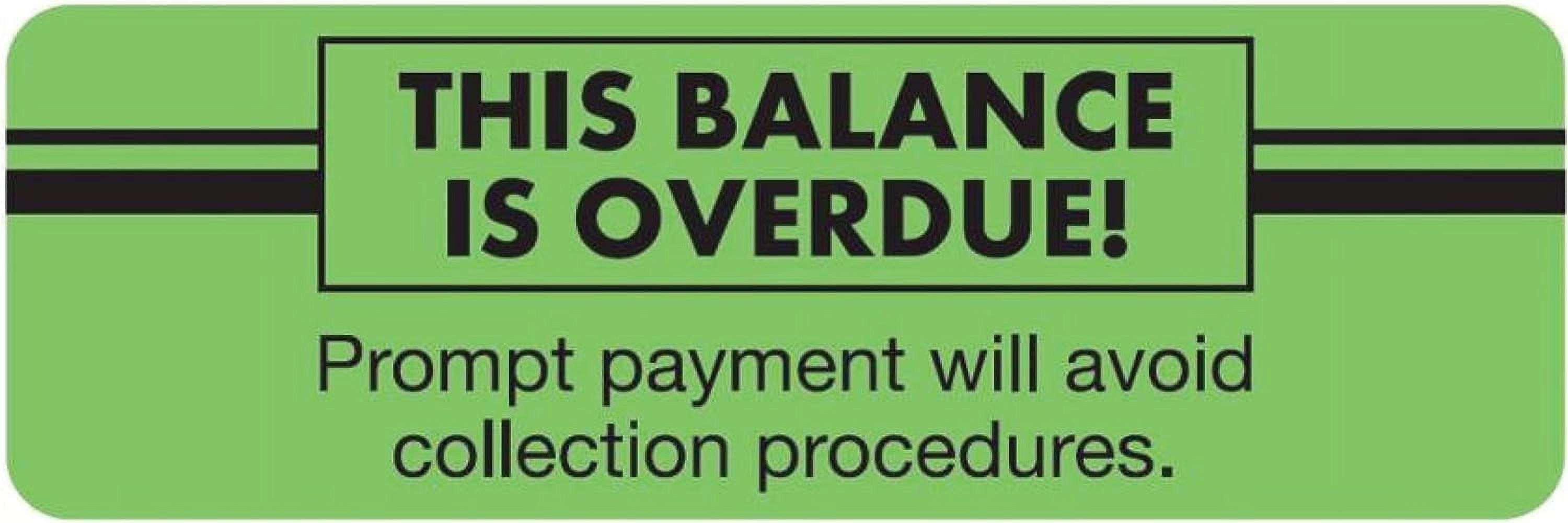 File Folder Chart Labels, MAP5820, This Balance, Billing And Collection