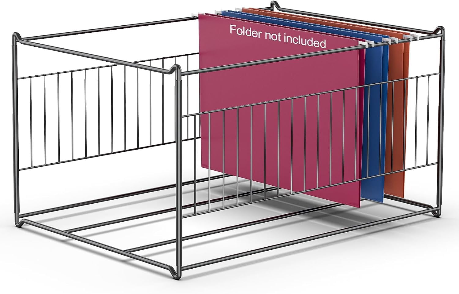 File Folder Frame, Heavy Duty Metal File Organizer for Letter & Legal ...