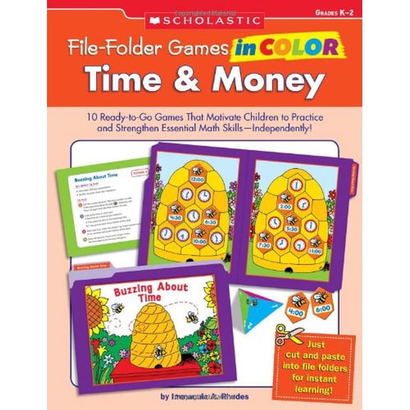 Pre-Owned Time and Money : 10 Ready-to-Go Games That Motivate Children to Practice and Strengthen Essential Math Skills-Independently! (Paperback) 9780545226073