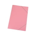 thumbnail image 1 of File Folder, Heavy Duty Macaron Thickened Tear-Resistant Plastic Document Organizer with Elastic Cord, Waterproof File Pocket, A4 Size 12.4" X 9.3", 1 Pack for School Office Business, 1 of 7