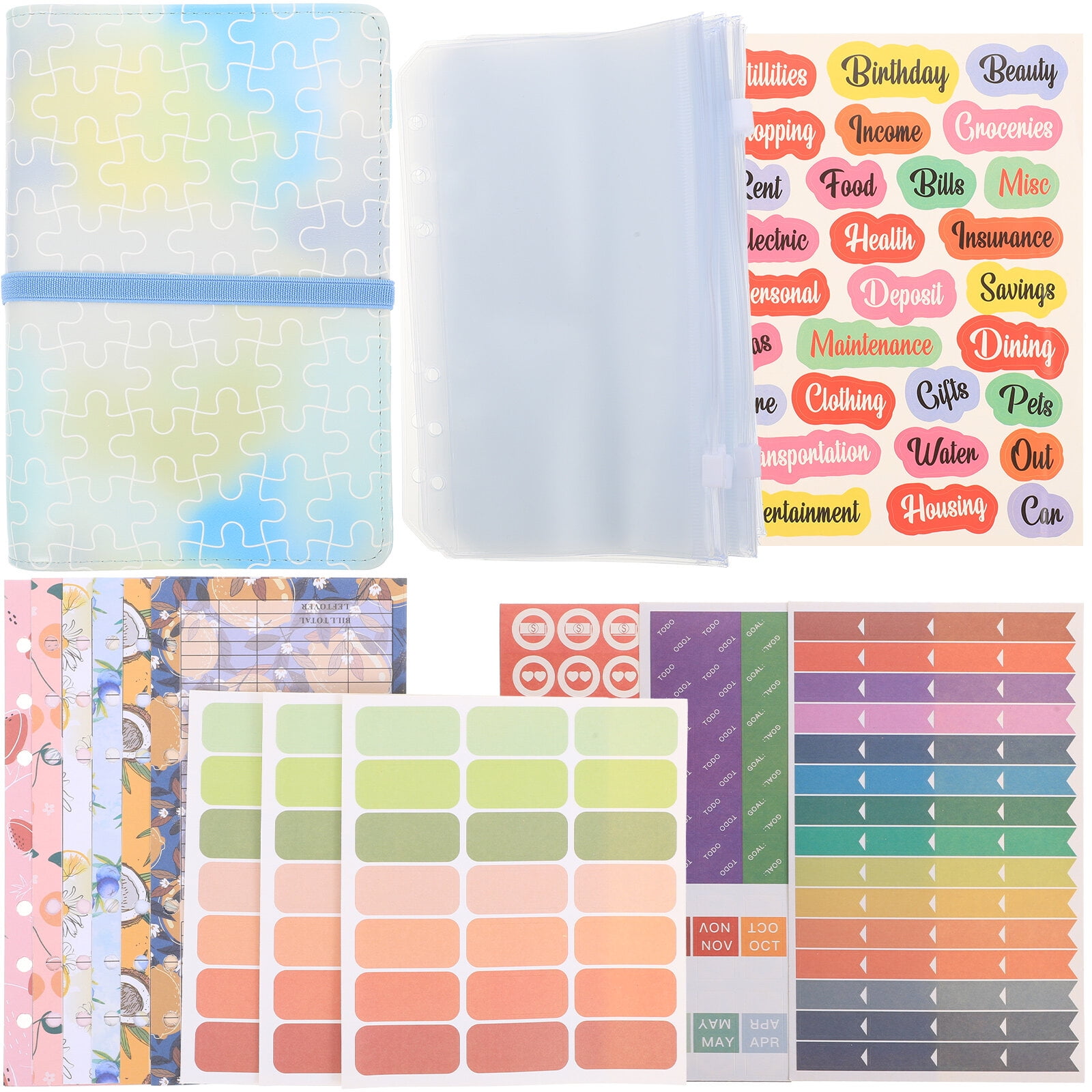 File Folder Note Pad Notebook Composition 6ring Binder Budget Planner Spiral Notepads Loose