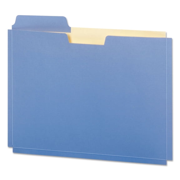 File Folder Pocket 0.75" Expansion, Letter Size, Assorted, 10/Pack