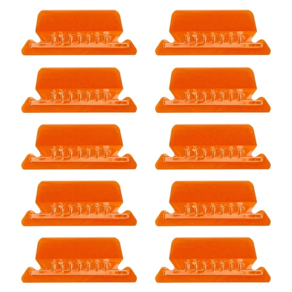 File Folder Tabs 10pcs for Hanging File Folders; Plastic tabs for quick organize and identification; Easy to read