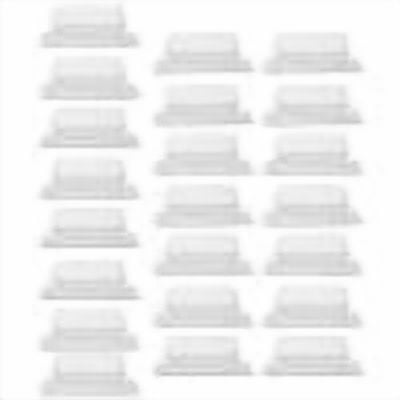 File Folder Tabs,25 Hanging File Folder Tabs And 25 Inserts,Heavy-Duty and Reusable Plastic Tabs,Work Office Supplies for Quick Organize Distinguish Hanging Files,3.11x1.22 inch (Clear)
